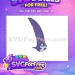Free Purple Pterodactyl Stitch Free Happy Expression Lilo Free SVG - Instant Download