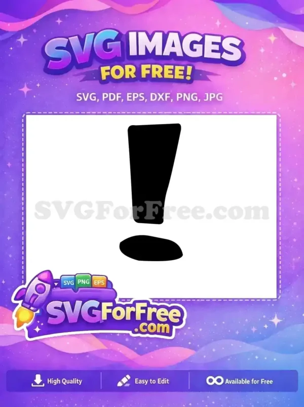 Free Exclamation Mark Free Alert Symbol Lilo and Stitch Free SVG