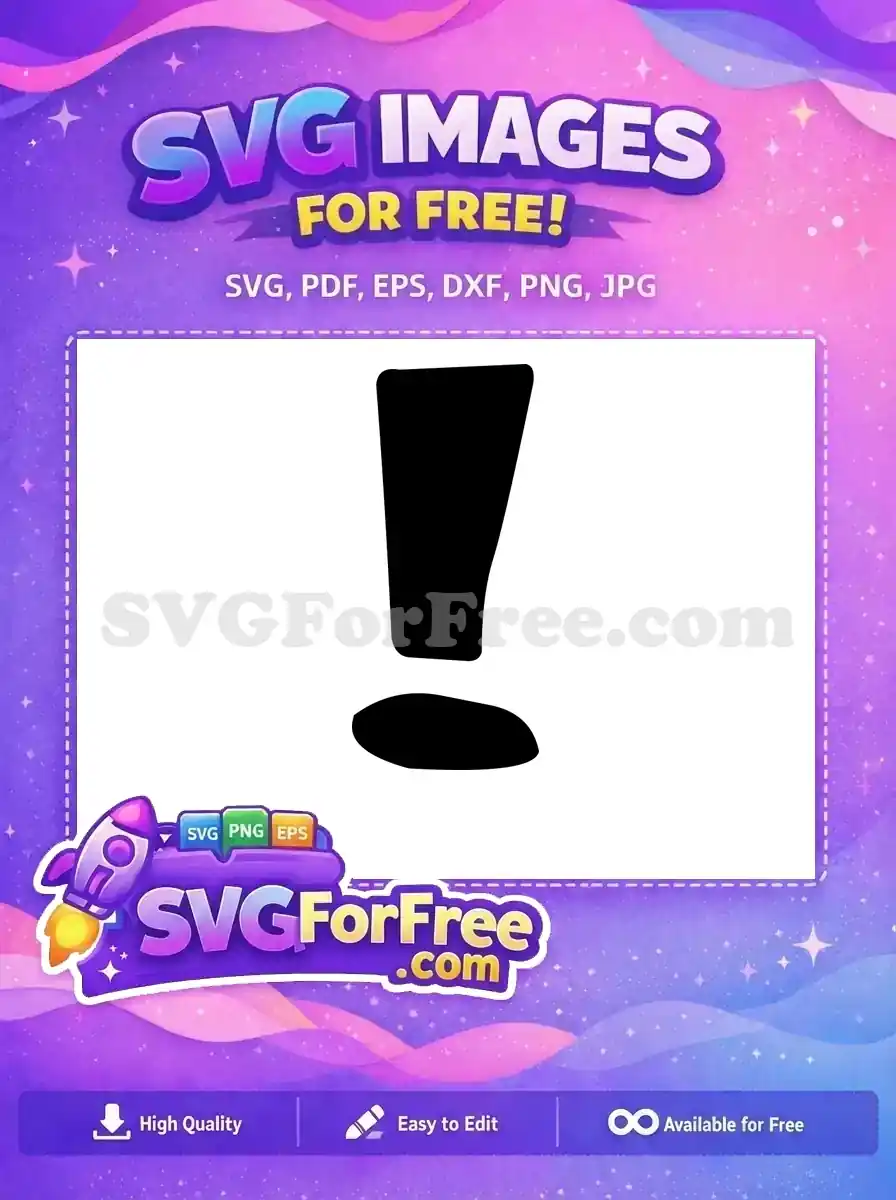 Free Exclamation Mark Free Alert Symbol Lilo and Stitch Free SVG