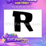 Free Letter R Free Lilo Stitch Movie Free SVG - Instant Download