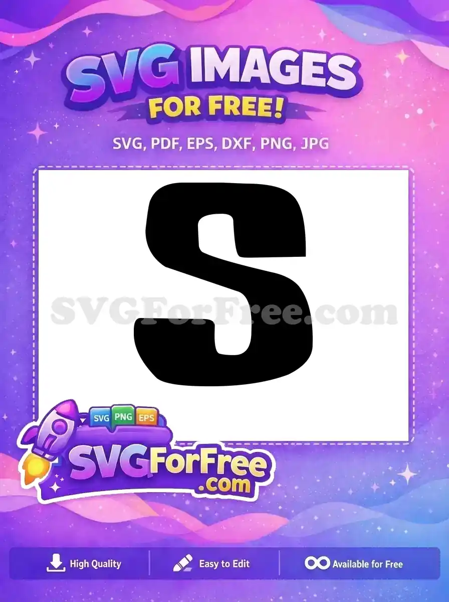 Free Letter S Free Alphabet Initial Lilo and Stitch Free SVG