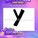 Free Stitch Letter Y Free Alphabet Lilo Free SVG - Instant Download