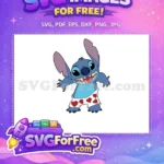 Free Smiling Stitch Free Heart Pants Lilo Free SVG - Instant Download