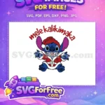 Free Santa Hat Free Mele Kalikimaka Lilo Free SVG - Instant Download