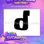 Free Stitch Letter D Free Alphabet Lilo Free SVG - Instant Download
