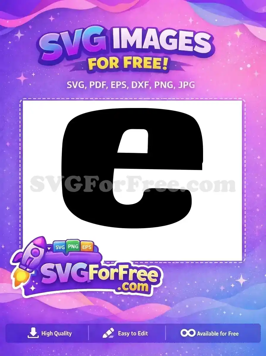 Free Black Letter E Free Lilo and Stitch Free SVG 2
