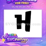 Free Letter H Free Initial Lilo Stitch Free SVG - Instant Download