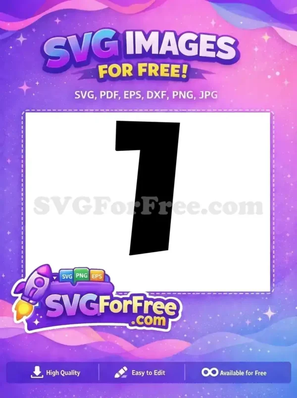 Free Number One Free Black Silhouette Lilo and Stitch Free SVG