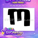 Free Letter M Free Monogram Lilo and Stitch Free SVG - Instant Download