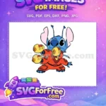 Free Orange Suit Free Yellow Guns Lilo and Stitch Free SVG - Instant Download