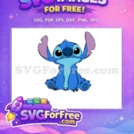 Free Smiling Stitch Free Big Ears Lilo and Stitch Free SVG 2 - Instant Download
