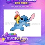 Free Stitch with Blaster Free Gun Accessory Lilo Free SVG - Instant Download