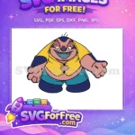 Free Crazy Eyes Free Yellow Shirt Lilo and Stitch Free SVG - Instant Download