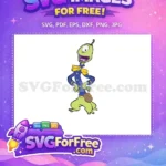 Free Green Alien Officer Free Lilo and Stitch Free SVG - Instant Download
