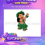 Free Hula Dancer Free Green Skirt Lilo Stitch Free SVG 2 - Instant Download