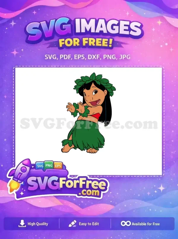 Free Hula Dancing Free Green Leis Lilo and Stitch Free SVG Free Hula Dancing Free Green Leis Lilo and Stitch Free SVG