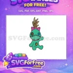 Free Voodoo Doll Stitch Free Pink Bow Lilo Stitch Free SVG - Instant Download