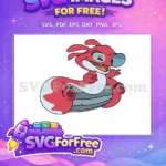 Free Red Experiment 626 Free Happy Pose Lilo Stitch Free SVG - Instant Download