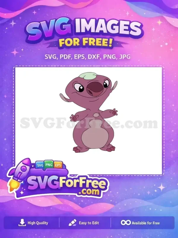 Free Smiling Purple Stitch Free Green Hair Lilo Free SVG Free Smiling Purple Stitch Free Green Hair Lilo Free SVG