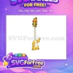 Free Jumba with Traffic Light Head Free Lilo Stitch Free SVG - Instant Download