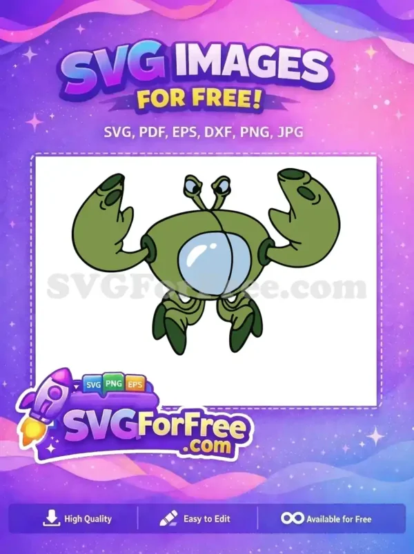 Free Green Jumba Jookiba Free Crab Experiment Lilo Free SVG