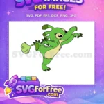 Free Green Alien Sea Creature Free Experiment 626 Lilo Free SVG - Instant Download