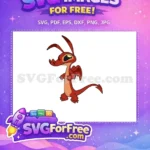Free Orange Angry Experiment Free Winged Reptilian Lilo Free SVG - Instant Download
