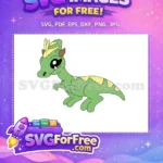 Free Green Dinosaur Free Yellow Spots Lilo and Stitch Free SVG - Instant Download