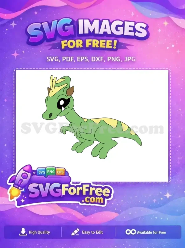 Free Green Dinosaur Free Yellow Spots Lilo and Stitch Free SVG
