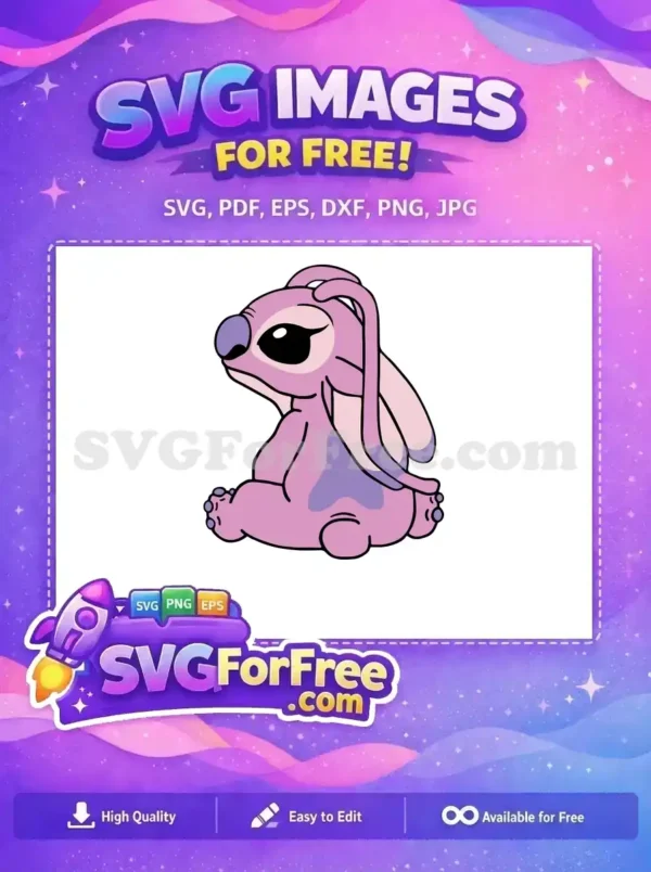 Free Sitting Angel Free Lilac Details Lilo and Stitch Free SVG Free Sitting Angel Free Lilac Details Lilo and Stitch Free SVG