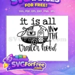 Free Good Camper Free Heart Polka Trailer Hood Free SVG - Instant Download