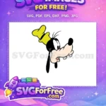 Free Goofy Yellow Hat Free Surprised Face A Goofy Movie Free SVG - Instant Download