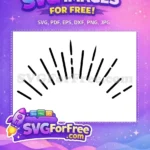 Free Black Burst Lines Free Bright Light Effect Adventure Camp Free SVG - Instant Download