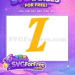 Free Yellow Z Free Cartoon Afro American Free SVG - Instant Download