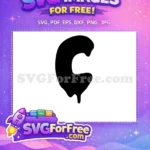 Free Abstract Dripping Black Free Stylized Afro American Art Urban Graffiti Free SVG - Instant Download