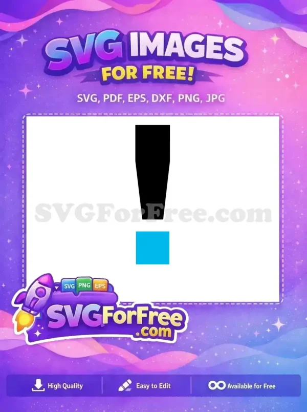 Free Abstract Funnel SVG Design – Modern & Versatile Free abstract SVG: a bold black trapezoid over a bright blue bar. Versatile for modern digital designs. Get your free vector!