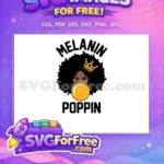 Free Afro Queen Free Yellow Bubble Gum Melanin Poppin Free SVG - Instant Download