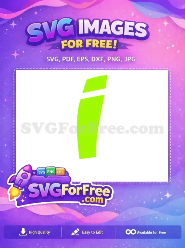 Free Modern Lime Green Abstract SVG Design 1550 for Projects A free dynamic lime green abstract shape, resembling a stylized 'f' or ribbon, on white. Ideal free vector art.