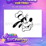 Free Smiling Goofy Character Free Iconic Hat Design A Goofy Movie Free SVG - Instant Download