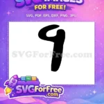 Free black seven Free bold cartoon Afro American Free SVG - Instant Download