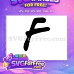 Free Flowing Black Shape Free Dynamic Cartoon Afro American Free SVG - Instant Download
