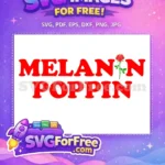 Free Red Melanin Poppin Free Rose Stem Afro American Cartoon Free SVG - Instant Download
