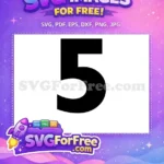 Free black Free five Afro American Cartoon Free SVG - Instant Download