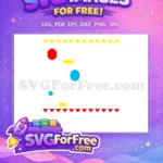 Free Colorful Circles Triangles Free Modern Abstract Rectangles Afro Amarican Cartoon Free SVG - Instant Download
