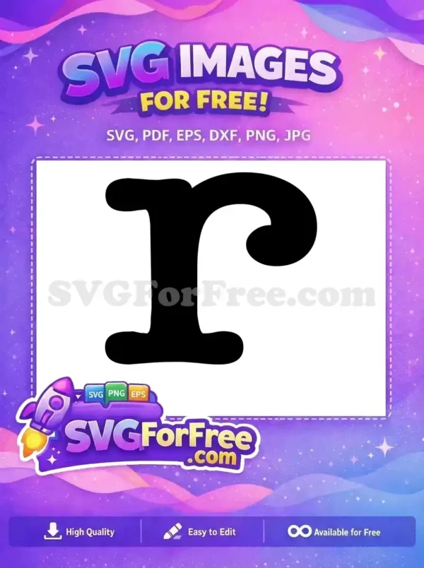 Download Free Decorative Lowercase ‘r’ Letter SVG Design Now! Free decorative lowercase 'r' letter SVG. Ideal for monograms, crafts, and custom branding. A free design for your creative projects.