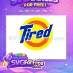 Free Bold Blue Tired Word Free Yellow Orange Target Logo Free SVG - Instant Download