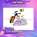 Free Max Goof Free Cake A Goofy Movie Free SVG - Instant Download