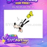 Free Goofy Shocked Face Free Yellow Chef Hat A Goofy Movie Free SVG - Instant Download