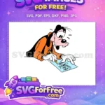 Free Stressed Goofy Writing Pencil Free Orange Shirt A Goofy Movie Free SVG - Instant Download