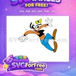 Free Surprised Goofy Free Yellow Hat A Goofy Movie Free SVG - Instant Download